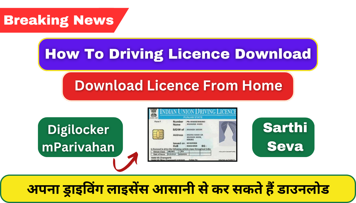 How To Driving Licence Download